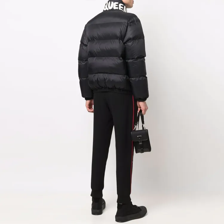 Alexander McQueen Logo print Collar Jacket-3