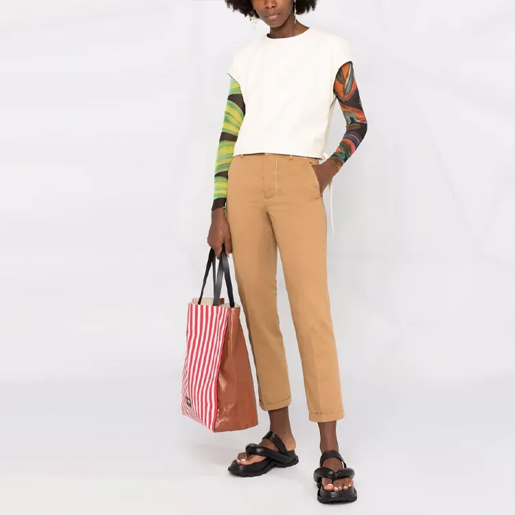 MARNI Knitted Sweatpants Women's Brown-1