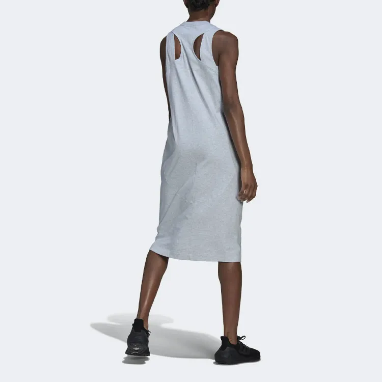 Adidas Sleeveless Dresses Women's Gray-2