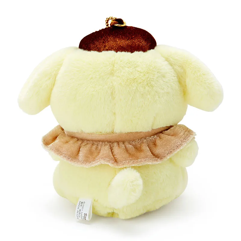 Sanrio Pompompurin Brown Bowknot Brown Dolls Plush Doll 13.5cm Height-2