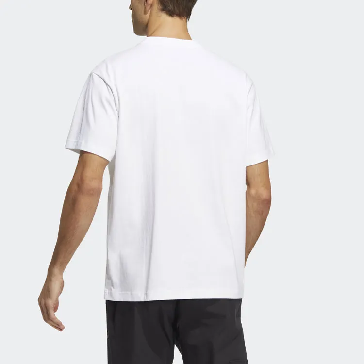 Adidas T Shirts Unisex White-4