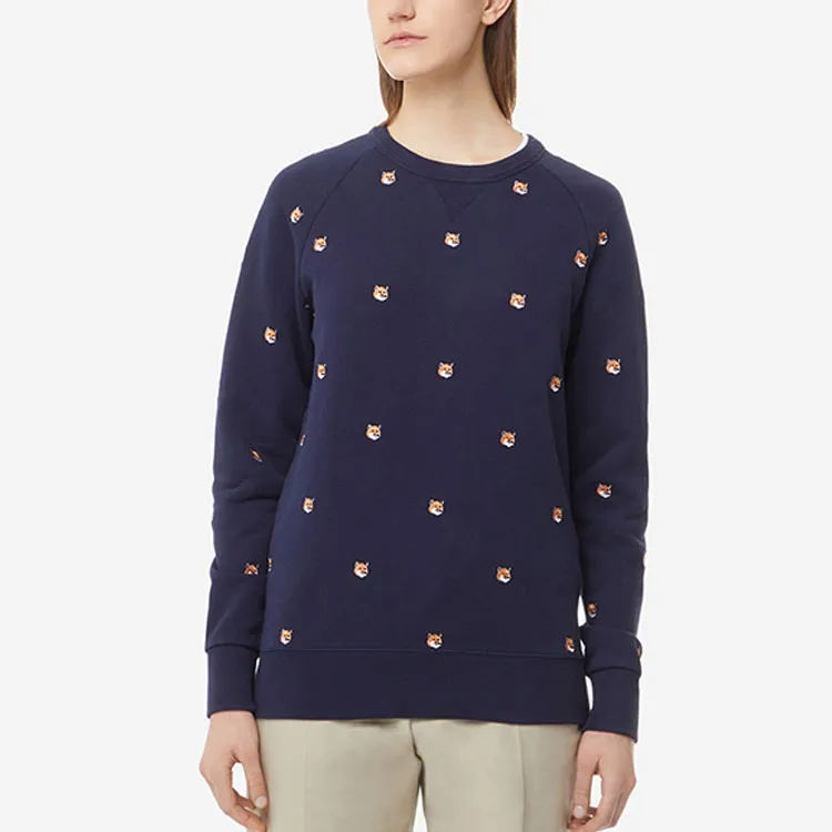 Maison Kitsune Sweatshirts Unisex Navy Blue-5