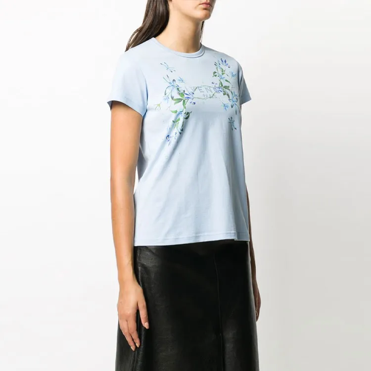 Givenchy T Shirts Women's Light Blue-2