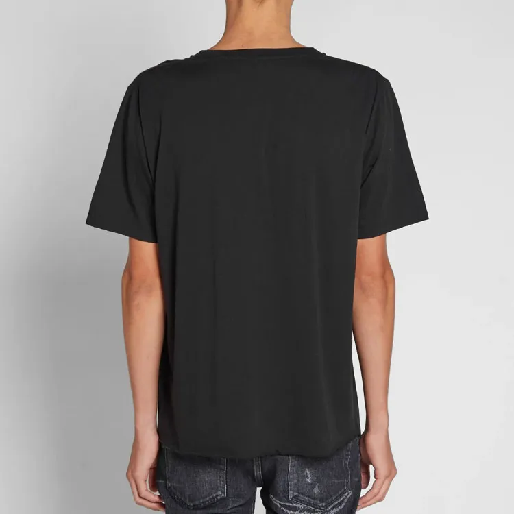 SAINT LAURENT T Shirts Men Black-2
