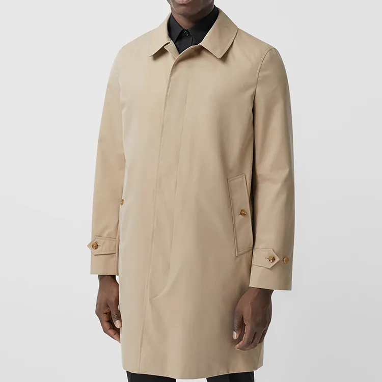 Burberry Cotton Gabardine Car Coat-3