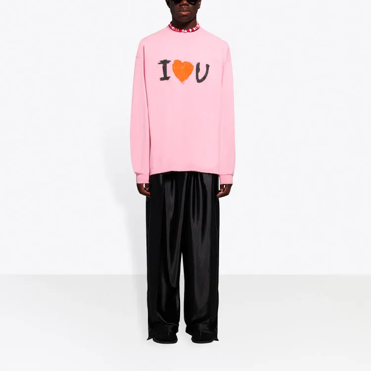 Balenciaga T-Shirts Unisex Pink-2