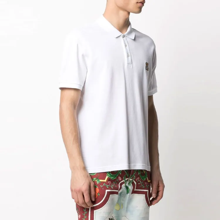 MOSCHINO Polo Shirts Men White-2