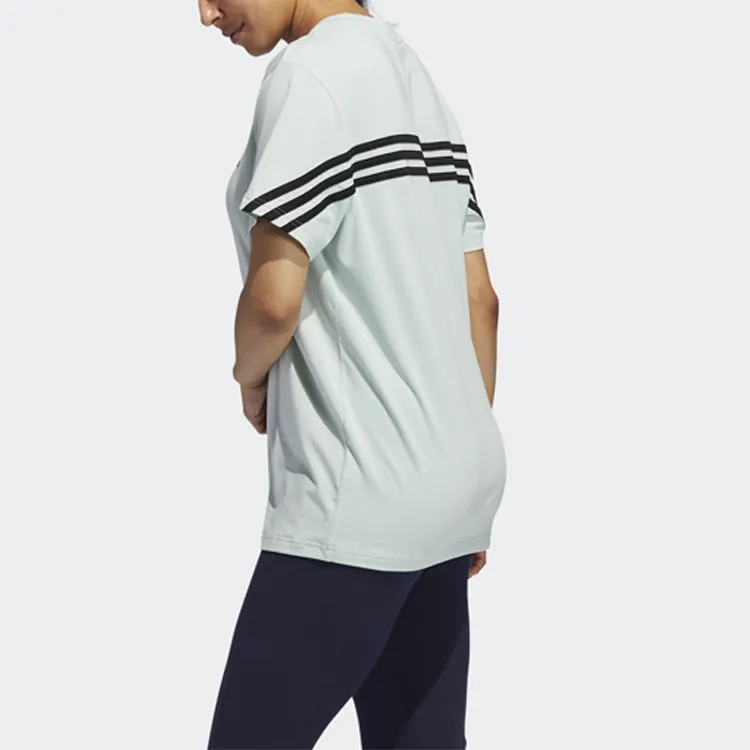 Adidas T Shirts Women's Light Green-4