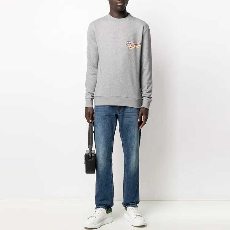 BALMAIN Sweatshirts Men Gray-1