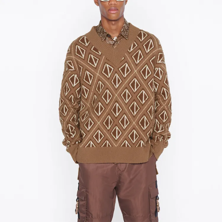 DIOR X Cactus Jack Cd Diamond Sweater-3