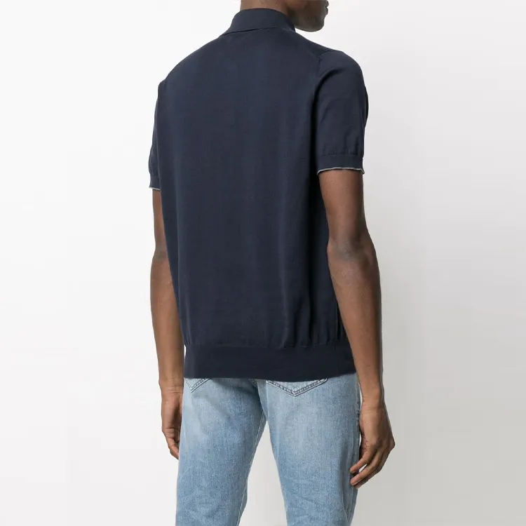 Brunello Cucinelli Short Sleeved Buttoned Polo Shirt-2