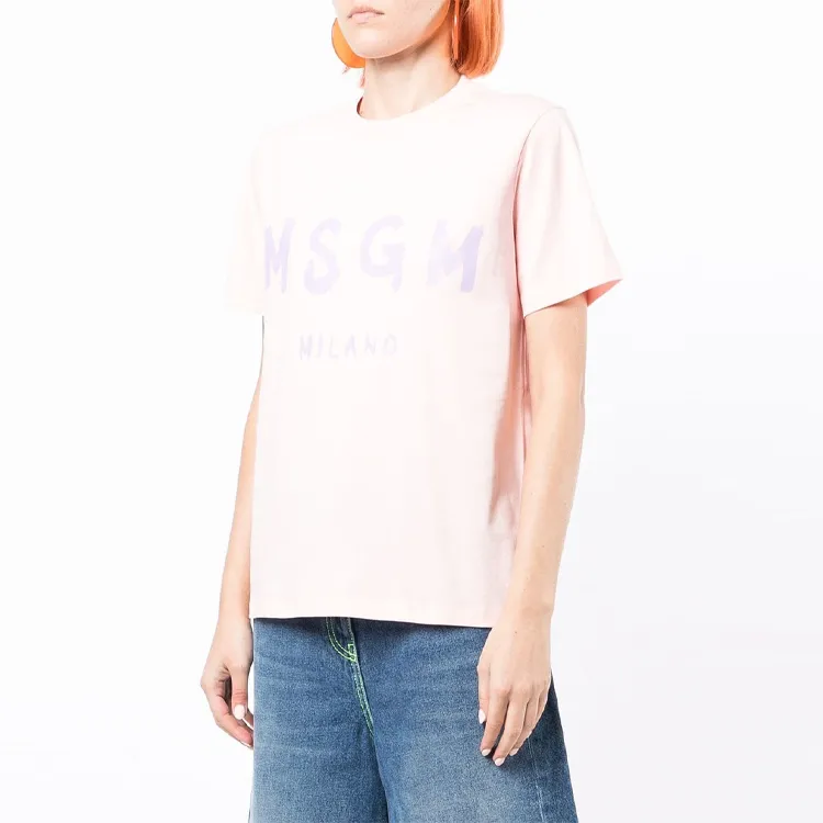 MSGM T Shirts Women's Pink-2