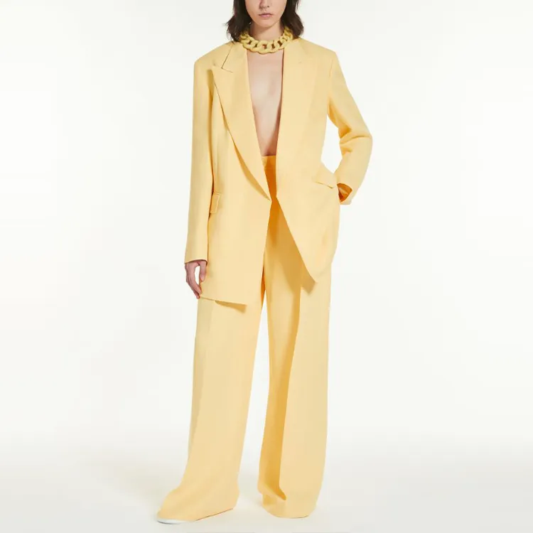 SportMax Business Suits Women's Yellow-1