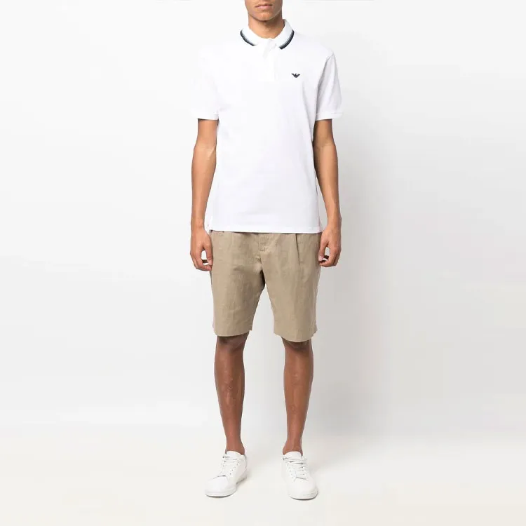 EMPORIO ARMANI Polo Shirts Men White-1