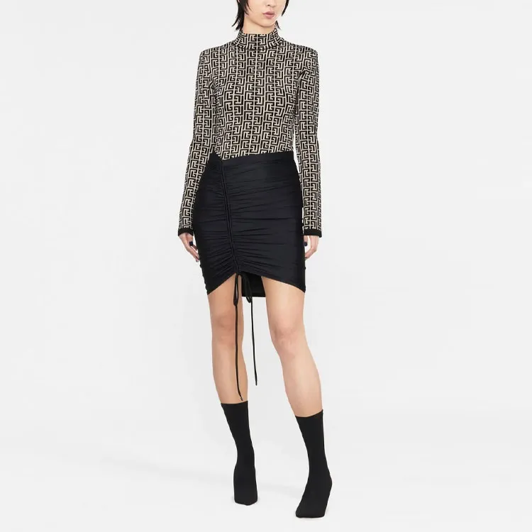 Balenciaga Asymmetric Hem Mini Skirt-1