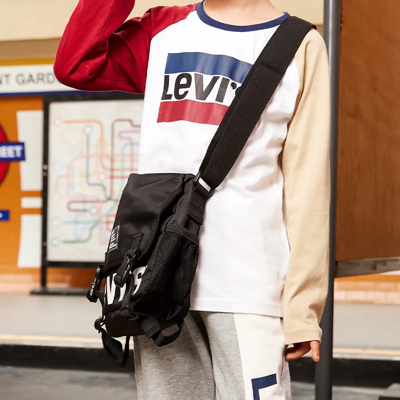 Levi's Polyester Shoulder Bag Crossbody Bag Regular Unisex Black-5