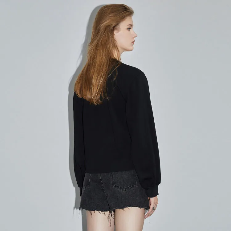 ELLE Sweatshirts Women's Black-2