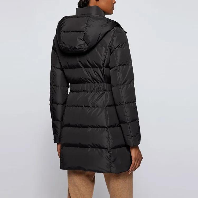 HUGO BOSS Puffer Jacket Coat Women's Black-3