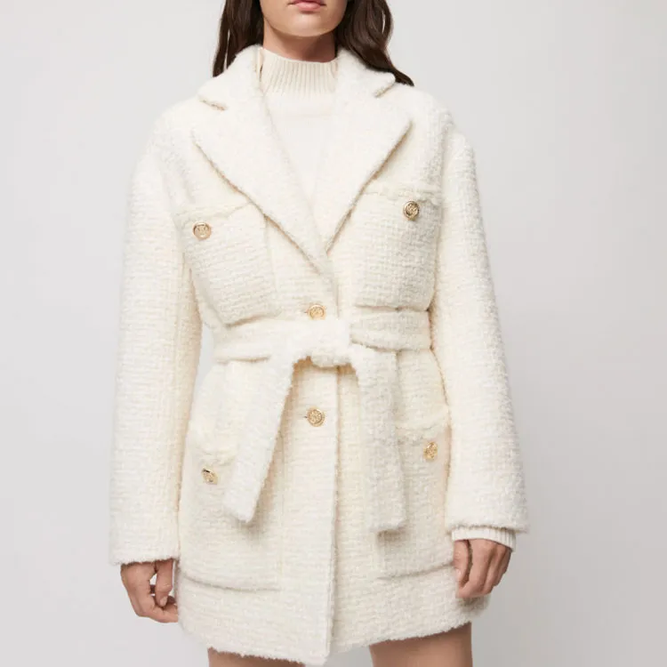 Maje Jackets Women's White-1