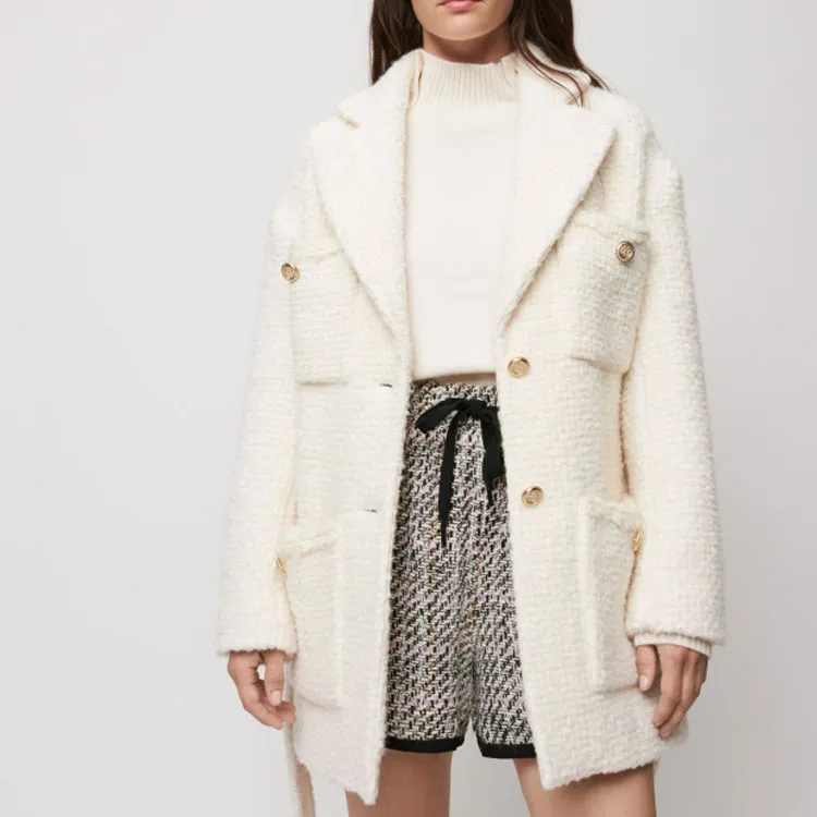 Maje Jackets Women's White-3