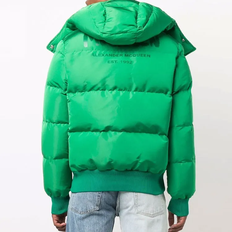 Alexander McQueen Down Jacket Men's Green-4