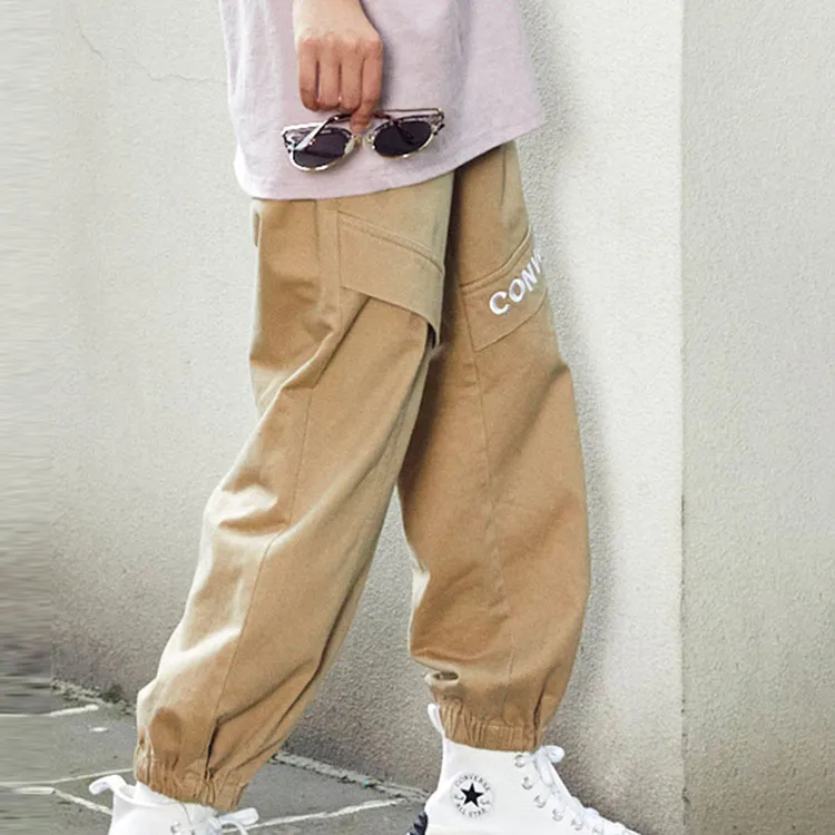Converse Casual Pants Women's Khaki-2