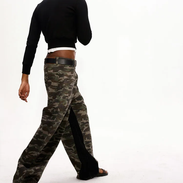 Fax Copy Express SS22 Casual Pants Women's Camouflage-7
