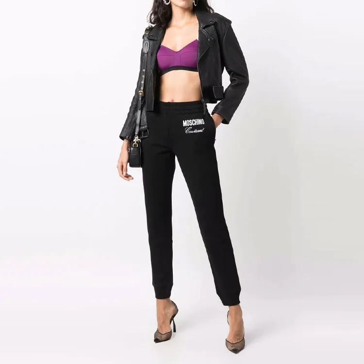 MOSCHINO Sports Pants Women's Black-1