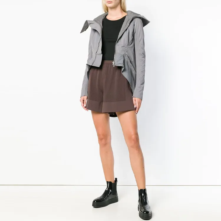 RICK OWENS Casual Shorts Women's Brown-1