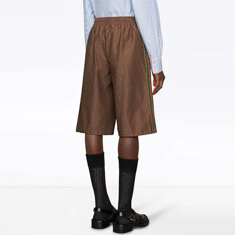 GUCCI Casual Shorts Men Brown-5