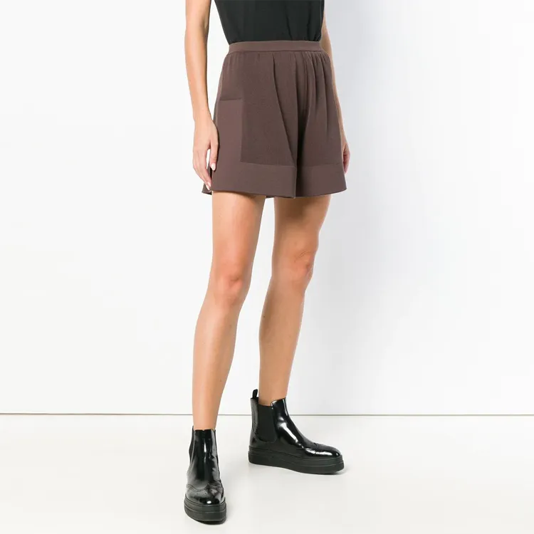 RICK OWENS Casual Shorts Women's Brown-2