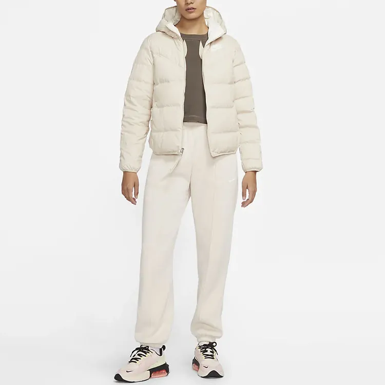Nike Down Jackets Women's Light Ivory White-2