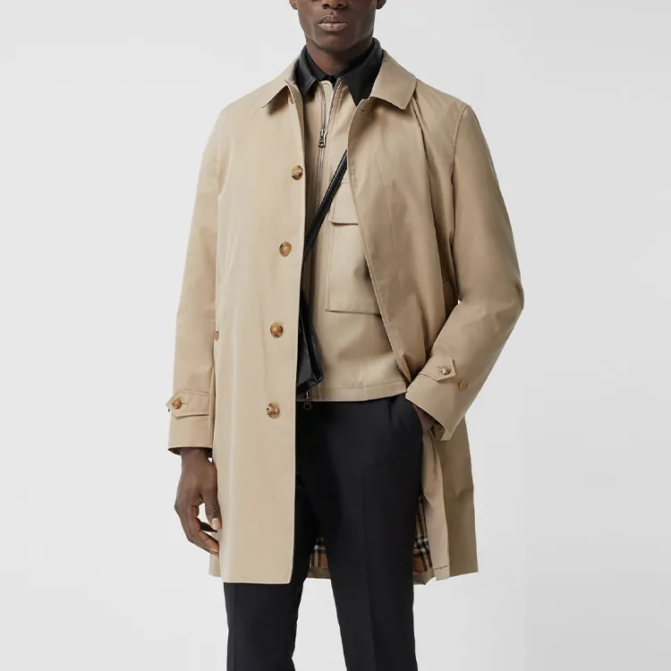 Burberry Cotton Gabardine Car Coat-2