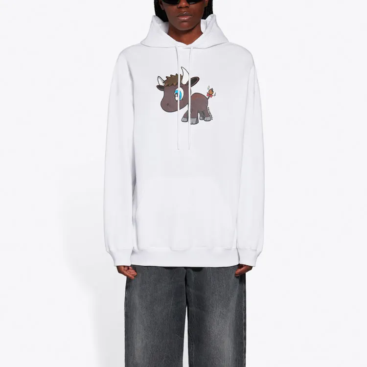 Balenciaga SS21 Sweatshirt Unisex White-3