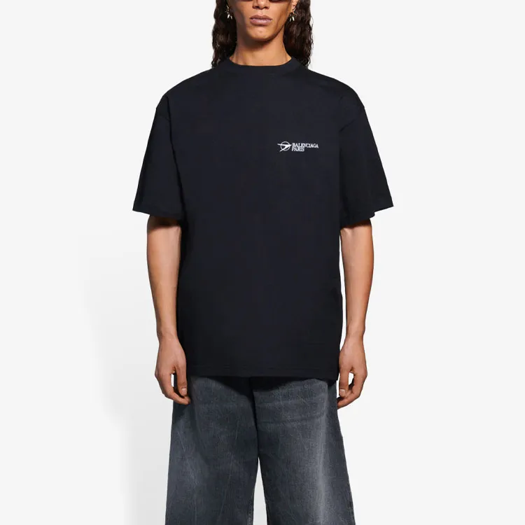 Balenciaga Corporate Logo T shirt-3