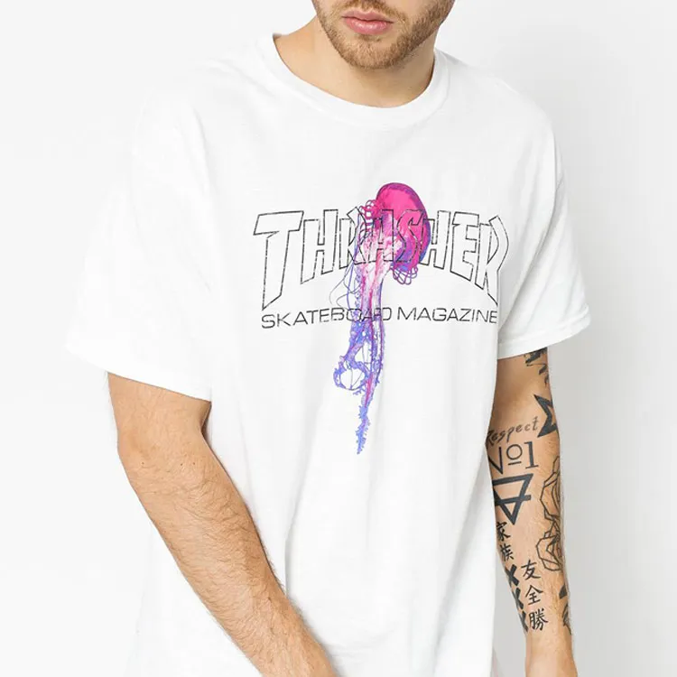 Thrasher T Shirt Unisex White US Version-1