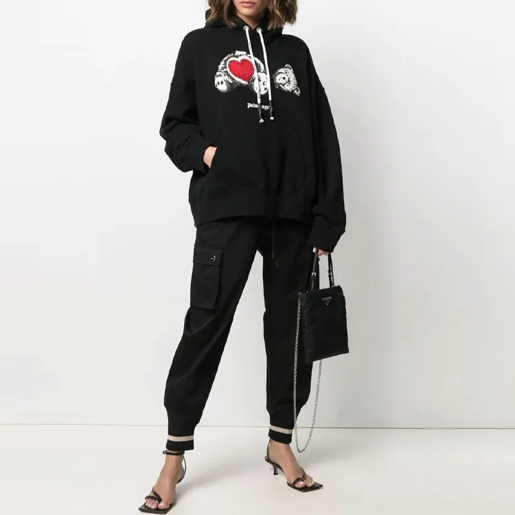 PALM ANGELS Bear In Love Hoodie-4