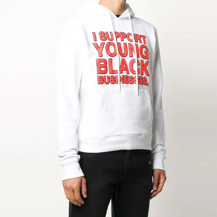 OFF WHITE 'I Support Young Black Business.' Isybb Hoodie-2