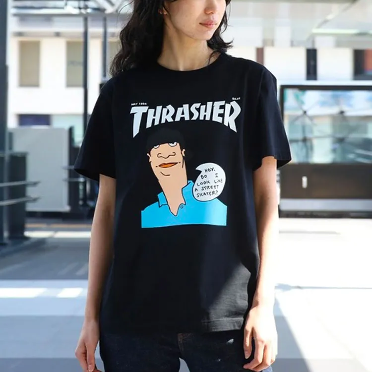 Thrasher T-Shirt Japan Version Unisex Black-3