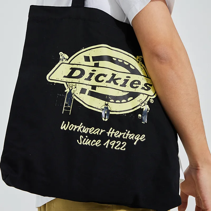 Dickies Canvas Shoulder Bag, Crossbody Bag, Handbag Regular Unisex Black-3
