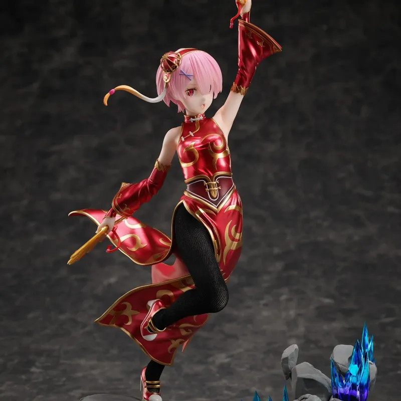 FURYU Ram Zero Starting Life In Another World Cheongsam Ver. 22.5cm Bonus Gifts-4