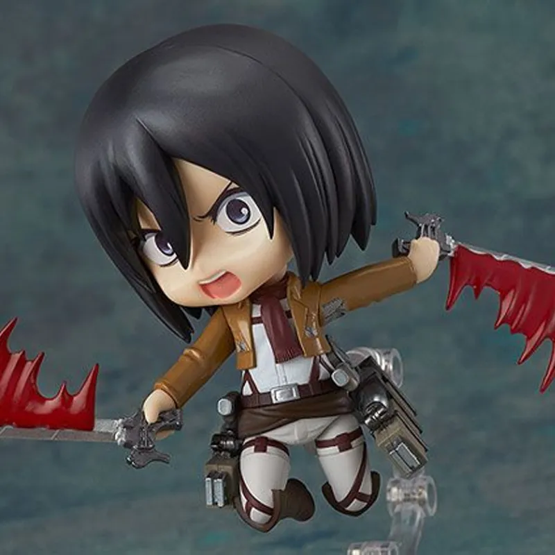 GSC Attack On Titan, Mikasa Ackerman, With Base Chibi Figures 10cm-6