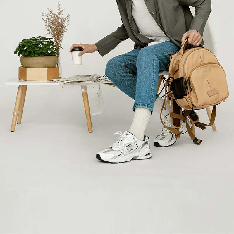 New Balance 530 White Silver Navy-6