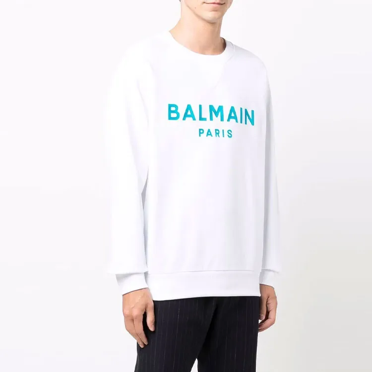 BALMAIN Sweatshirts Men White-3