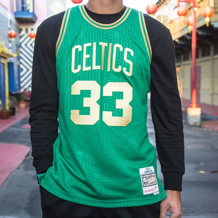 Mitchell & Ness Basketball Jerseys Men's Green-2