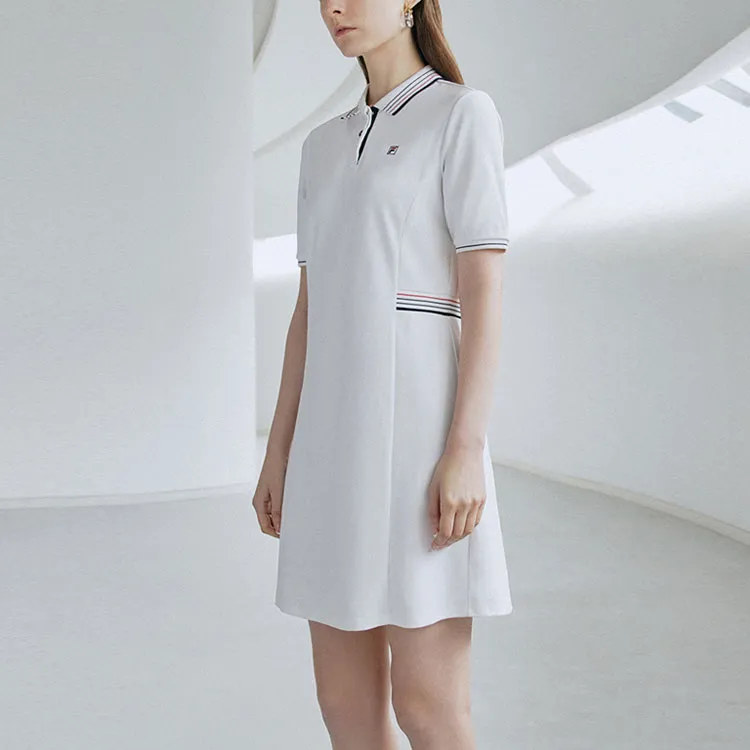 FILA Short Sleeved Dresses Women's White-2
