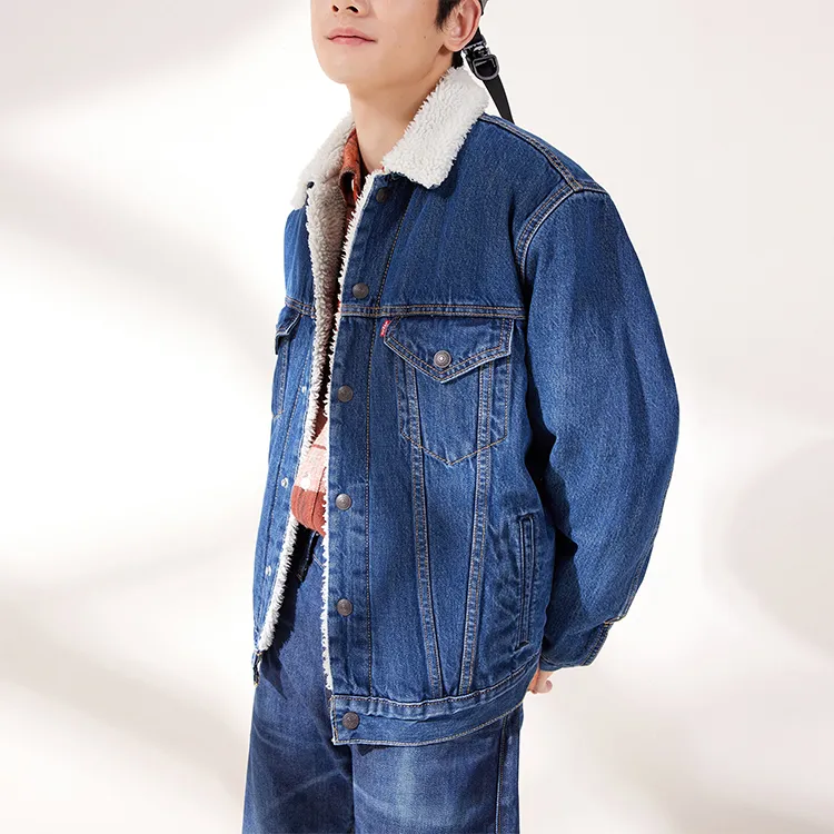 Levi's Denim Jacket Unisex Blue-3