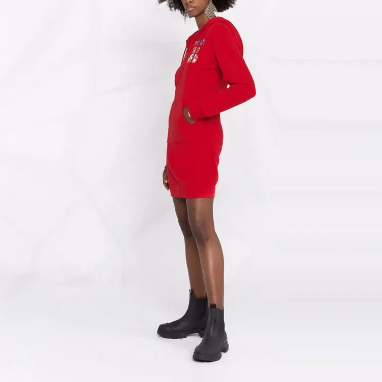 MOSCHINO Long-Sleeved Dresses Women's Red-3