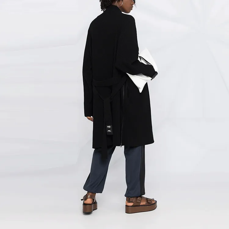 Y 3 FW21 Fitted Sweater Women's Black-2