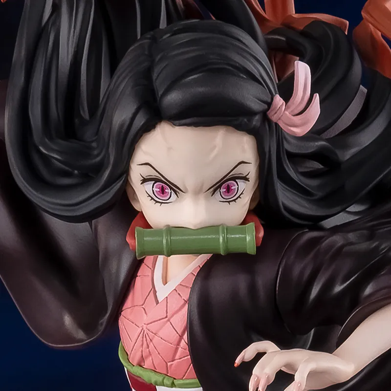 BANDAI Nezuko Kamado Figuartszero Demon Slayer  Kimetsu No Yaiba Blood Demon Art Scale Figures 24cm-2